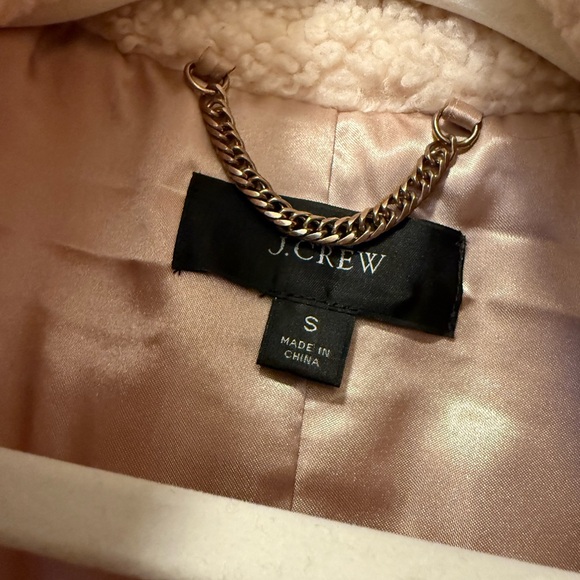 J. Crew Women's Cream Teddy Sherpa Vest - Picture 4 of 5